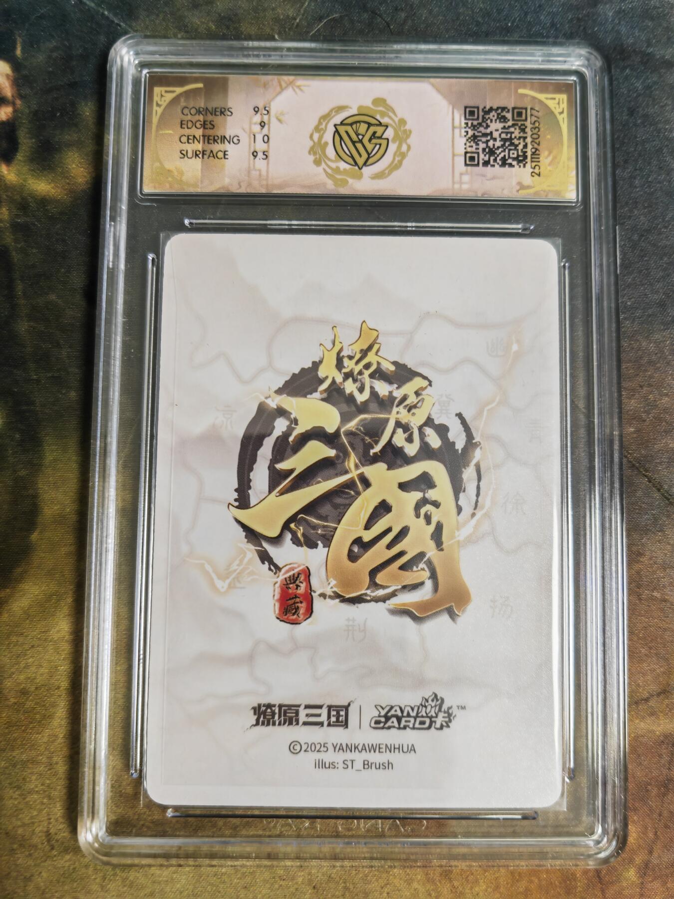 第111期阳大大卡牌拍卖第111期（持续收拍品，周五晚上九点截拍，进群福利早知道） 【异画9.5分】燎原三国 龙骧虎跃 刷子 大乔 异画 折光577