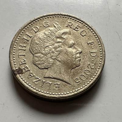 🌹外币初藏🌹🐯2026年第41场   每周二四六晚8️⃣点 世界钱币 英国2005年1英镑