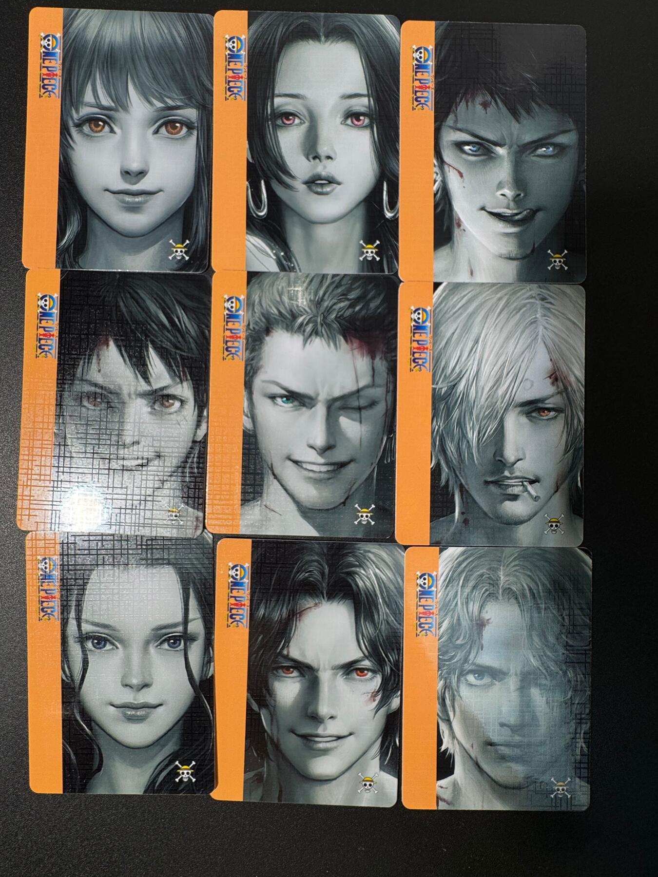 NO.30 好又多金牌大场，每周一站式配齐，方便凑单！（周6晚9点截拍，卖家送拍0抽成！） 海贼王 主角团9人 人物面部重绘 大头卡9张