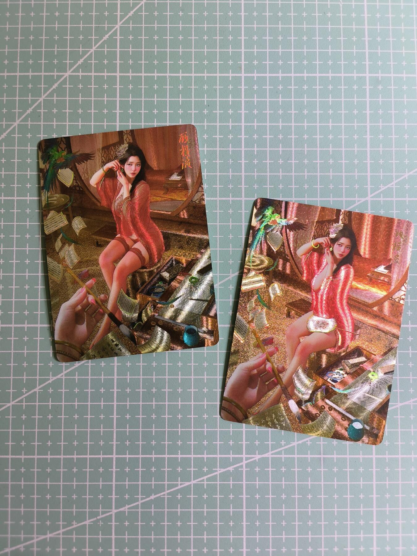 C先生卡牌 第27期 持续收拍品中…零手续费代拍 【幻彩折光】焱卡文化×刷子《人间传》顾横波 双服饰