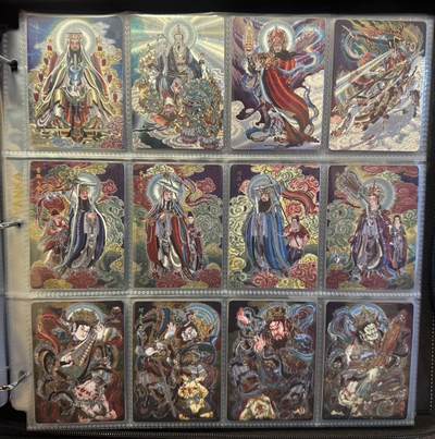 月落卡牌大清仓第10期 燎原文化出品   列仙卷   彫仙   上中下三弹全新未拆完整普卡一套