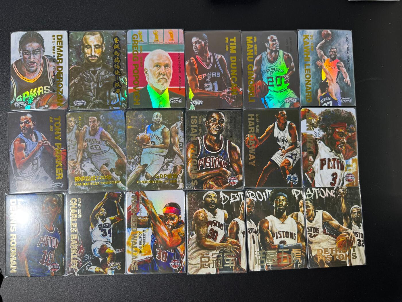 NO.30 好又多金牌大场，每周一站式配齐，方便凑单！（周6晚9点截拍，卖家送拍0抽成！） 【套卡】阿毛玩卡 篮球明星 18张 彩闪