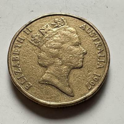 🌹外币初藏🌹🐯2026年第41场   每周二四六晚8️⃣点 世界钱币 澳大利亚1997年¥1纪念币 b