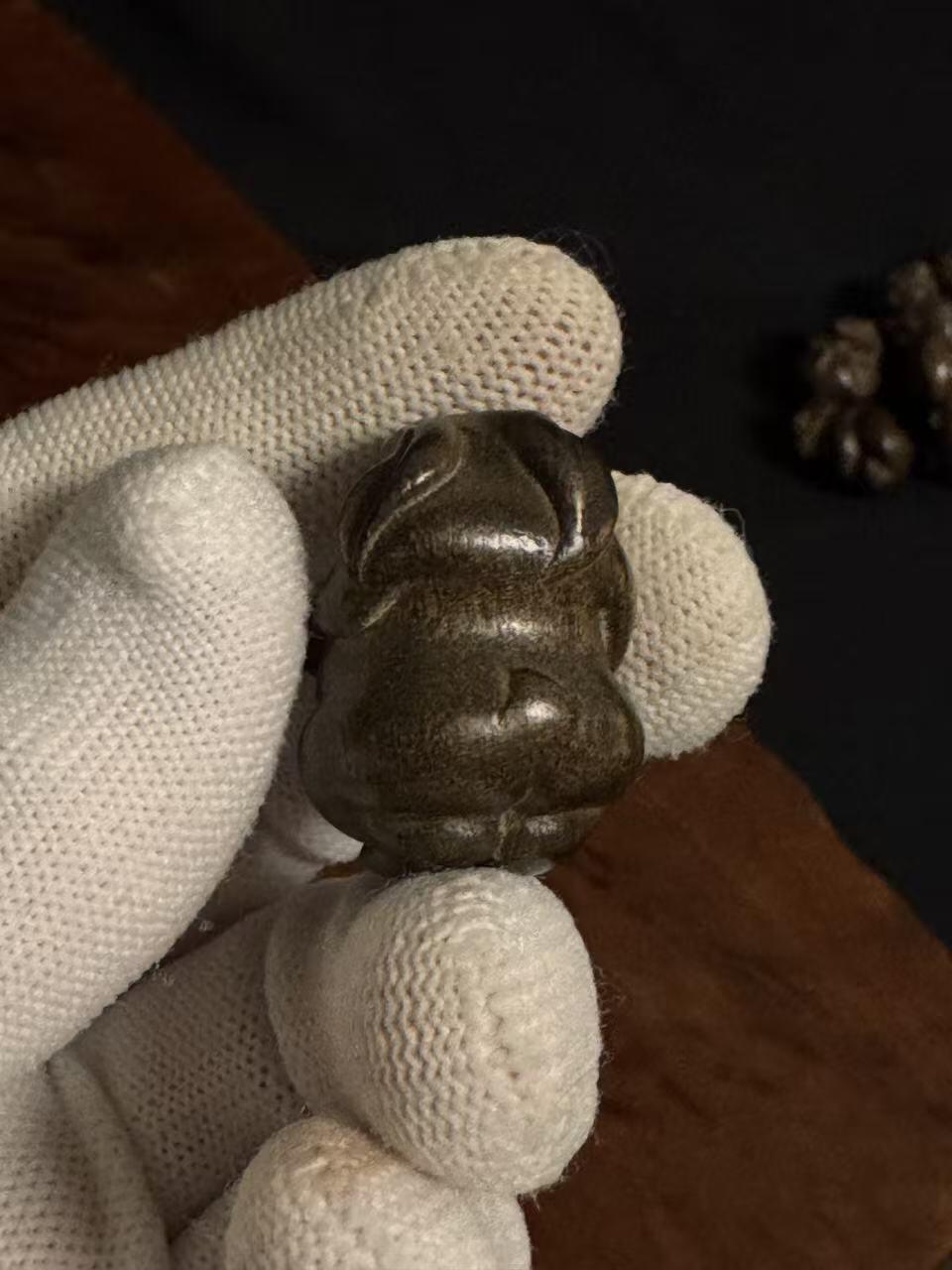 零元拍：金丝楠绿阴沉木拙雕12生肖小摆件，全套。品味闻香。