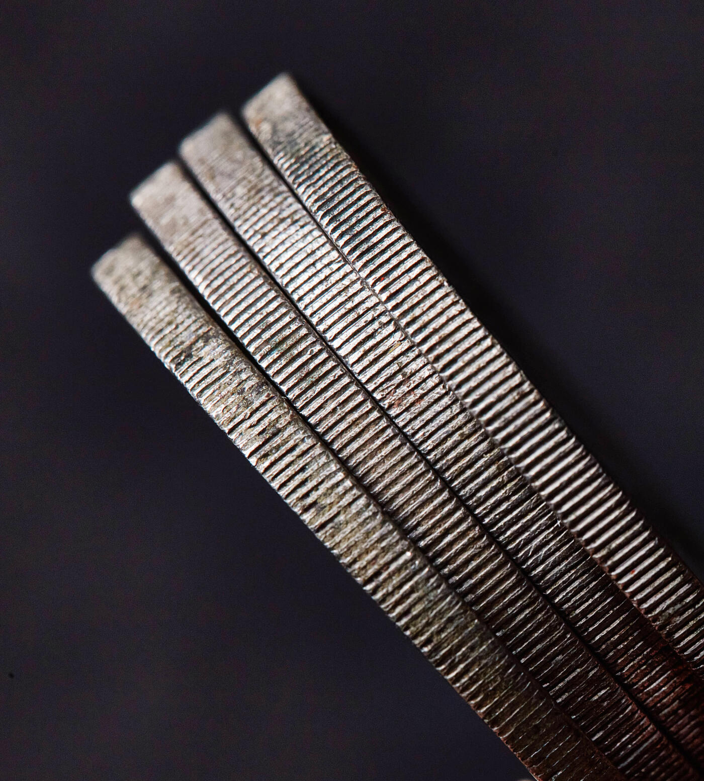 【俄甄集藏】满园春色-2026年(051)04-22星期三 晚 19:30 全场包邮 法属印度支那1947年1皮阿斯特镍币齿边版4枚一组，原光品相