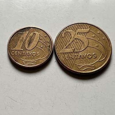 🌹外币初藏🌹🐯2026年第41场   每周二四六晚8️⃣点 世界钱币 巴西2枚