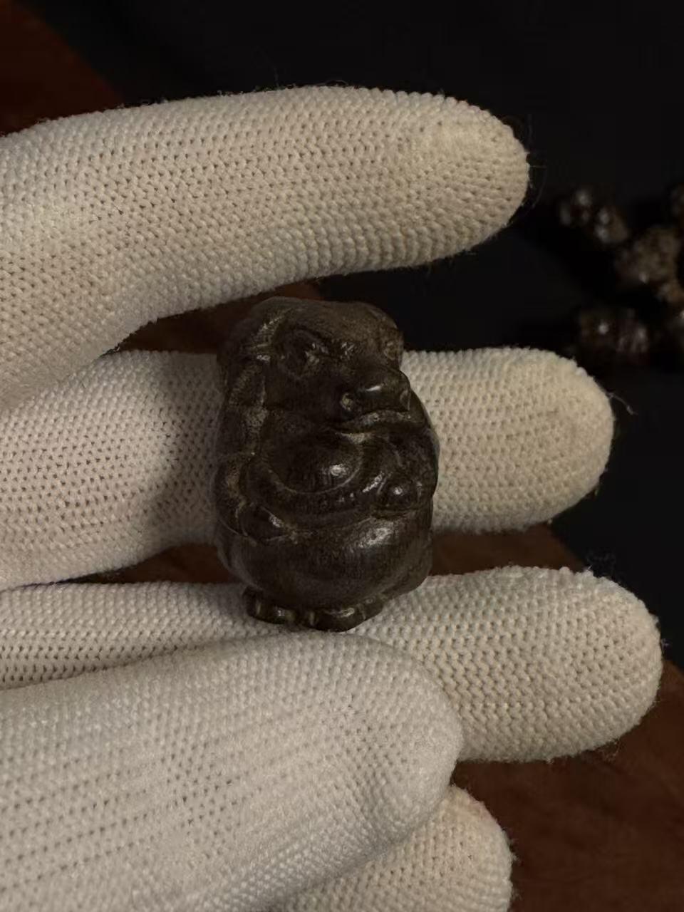 零元拍：金丝楠绿阴沉木拙雕12生肖小摆件，全套。品味闻香。