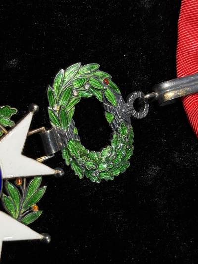 戎马世界章牌大赏第115期 法国荣誉军团勋章，指挥官级，银制