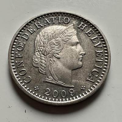 🌹外币初藏🌹🐯2026年第41场   每周二四六晚8️⃣点 世界钱币 瑞士2009年二十分