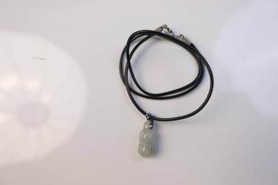 上海都达杂项专场102【全场包邮】  天然冰种翡翠（A货）花生挂件63-356