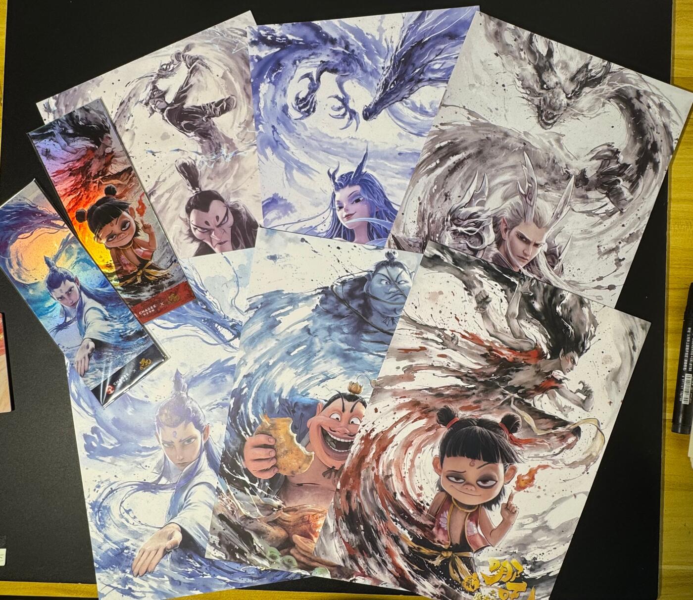NO.30 好又多金牌大场，每周一站式配齐，方便凑单！（周6晚9点截拍，卖家送拍0抽成！） 霸王茶姬联名 哪吒A4海报全套（6张）+镭射卡2张（哪吒、敖丙）
