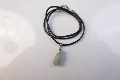 上海都达杂项专场102【全场包邮】  天然冰种翡翠（A货）花生挂件63-356