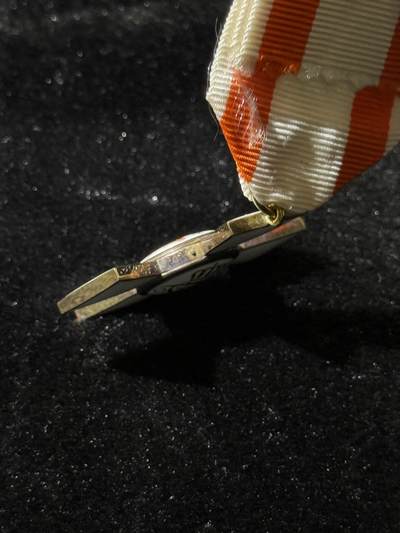 戎马世界章牌大赏第115期 普鲁士三级红鹰勋章，14k金制，J.H.W标，11.8g