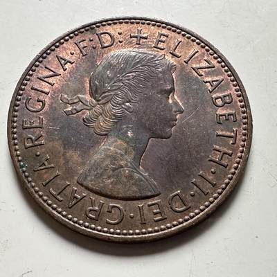 🌹外币初藏🌹🐯2026年第41场   每周二四六晚8️⃣点 世界钱币 英国1967年一便士