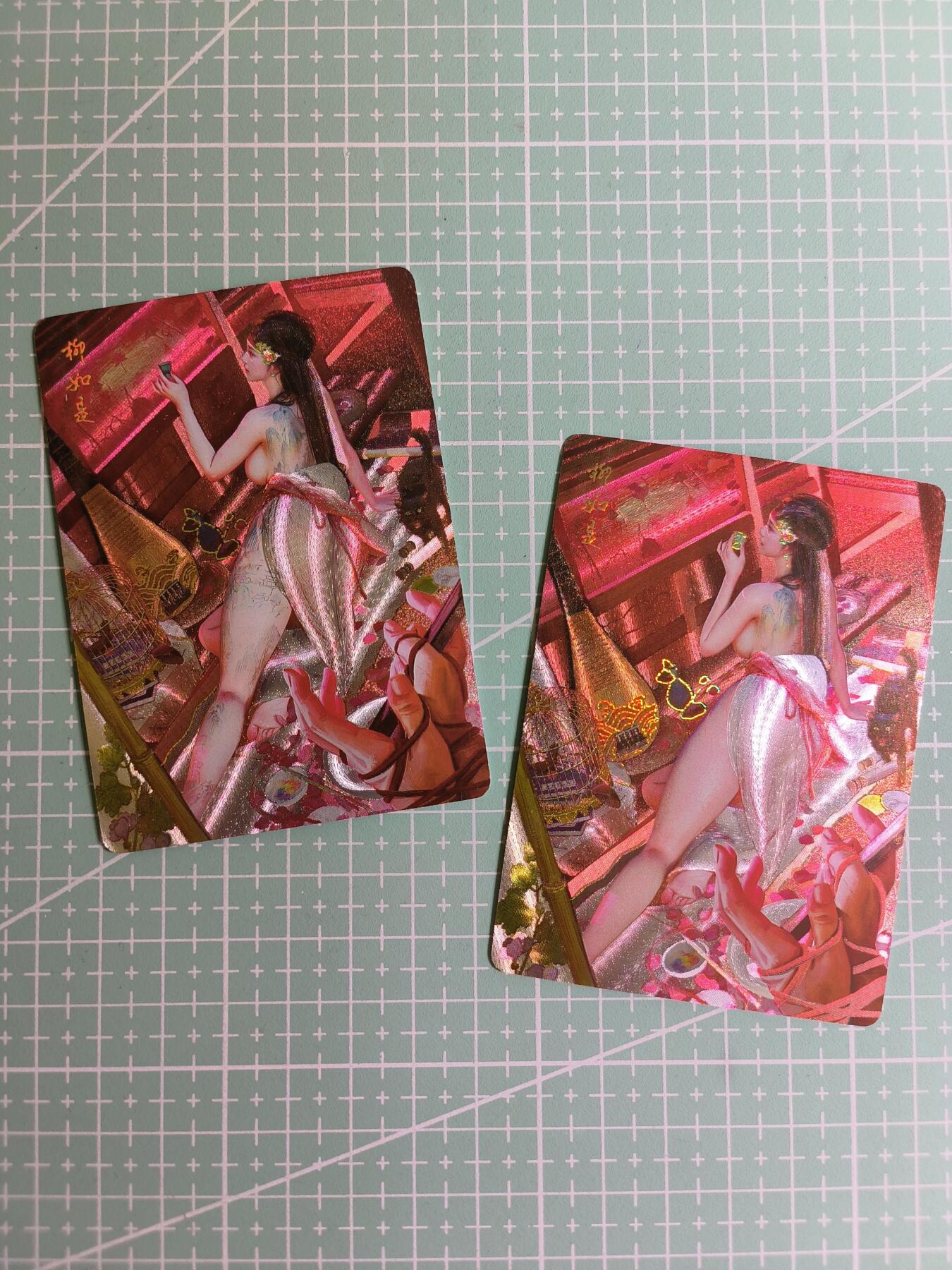 C先生卡牌 第27期 持续收拍品中…零手续费代拍 【幻彩折光】焱卡文化×刷子《人间传》柳如是 双服饰