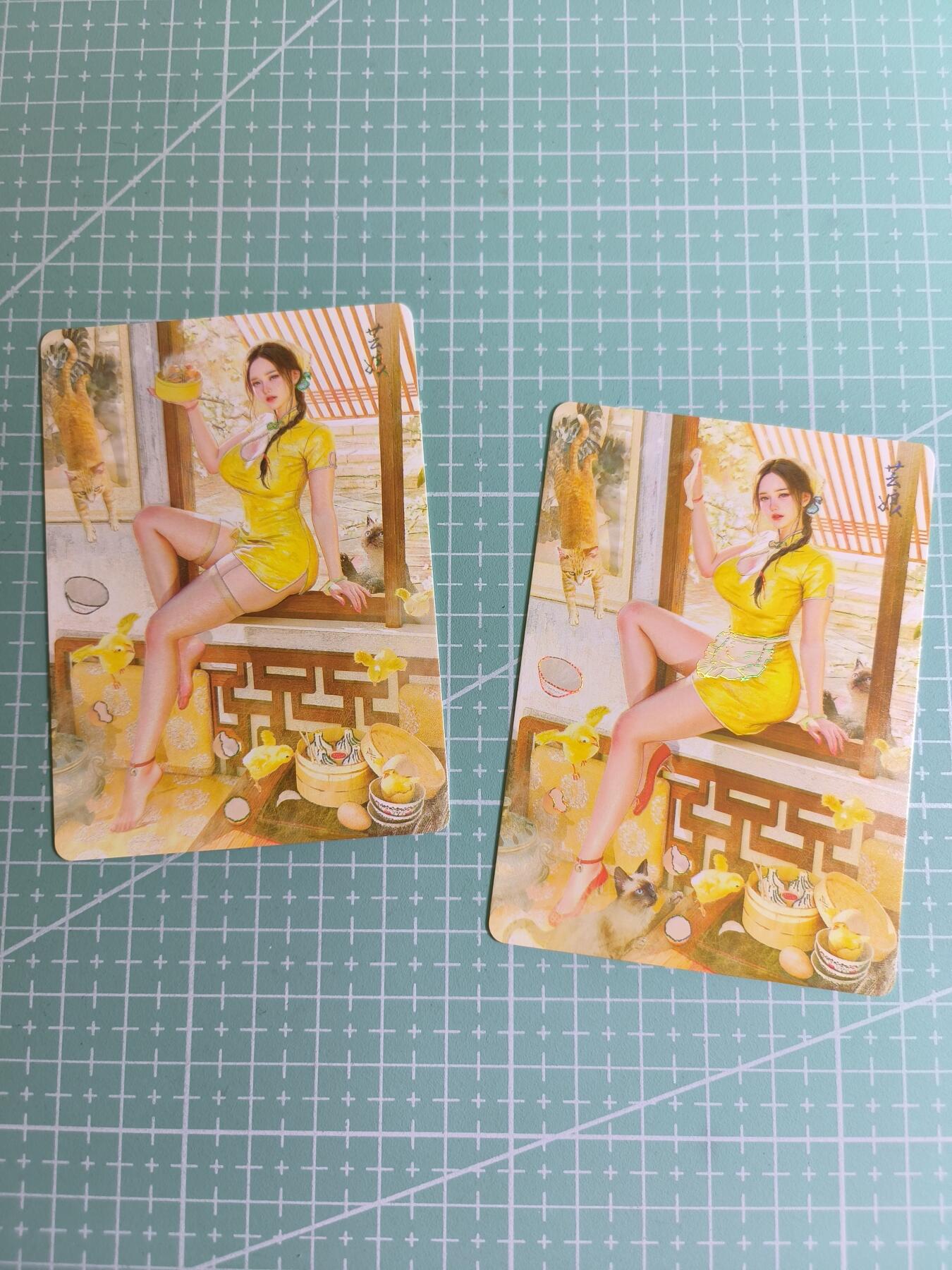 C先生卡牌 第27期 持续收拍品中…零手续费代拍 【幻彩普卡】焱卡文化×刷子《人间传》芸娘 双服饰