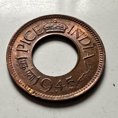 🌹外币初藏🌹🐯2026年第41场   每周二四六晚8️⃣点 世界钱币 英属印度1945年一派沙 c