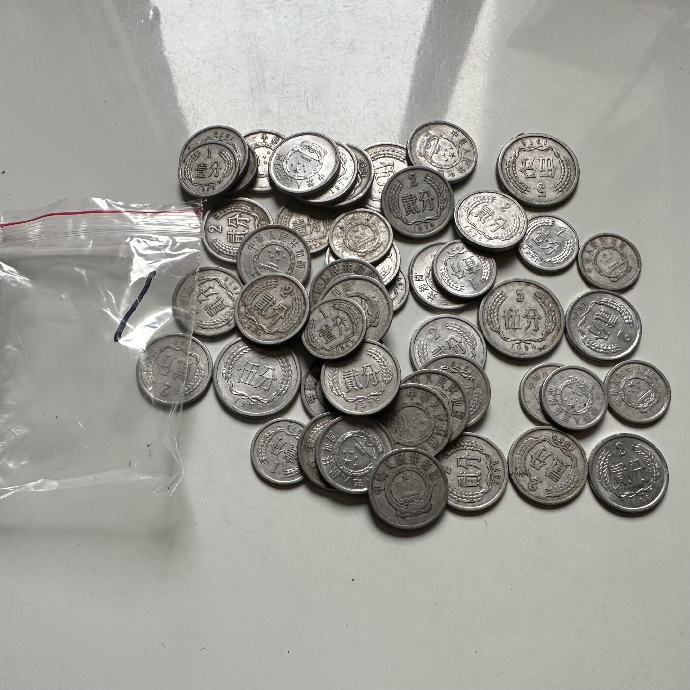 🌹外币初藏🌹🐯2026年第42场   每周二四六晚8️⃣点  80年代以前老分币50克—1