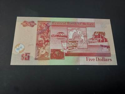 博彦收藏  4月25日 8点  钱币专场 伯利兹 女皇5元 UNC 