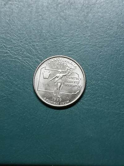 松南世界钱币——260414 美国25分纪念币镍币12