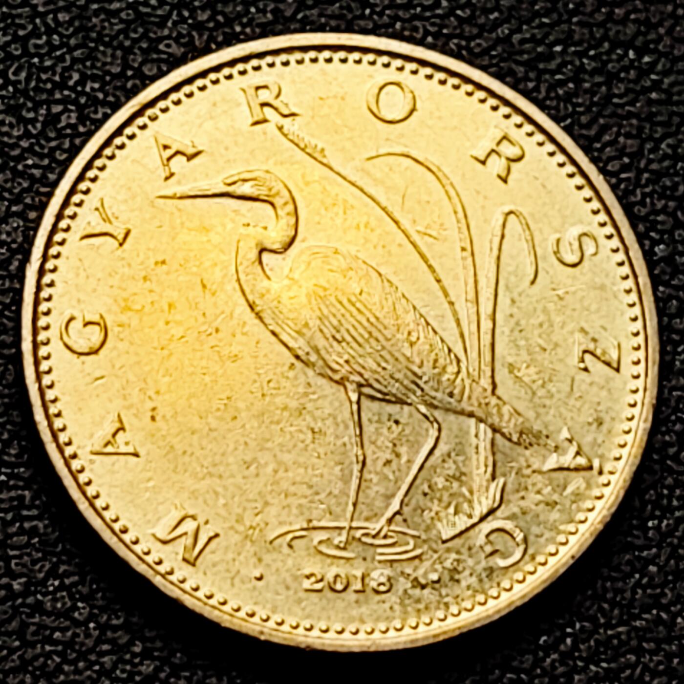 泉币菌-第226场-拍品多 请提前出价 匈牙利5福林 白鹭 重4.2克 21.2毫米