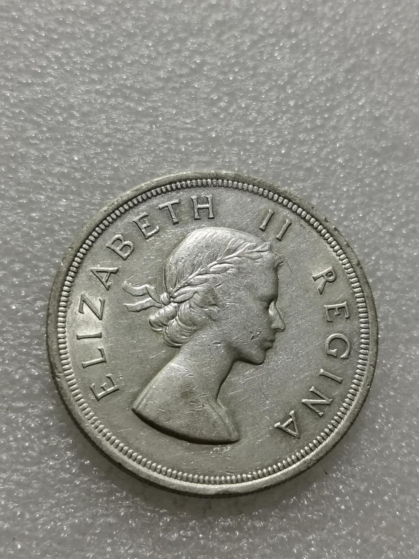 天下钱庄专场欢迎参拍 南非羚羊5先令银币