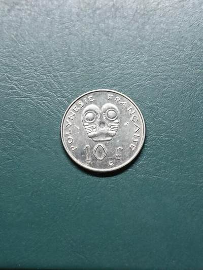 松南世界钱币——260414 法属波利尼西亚10法郎