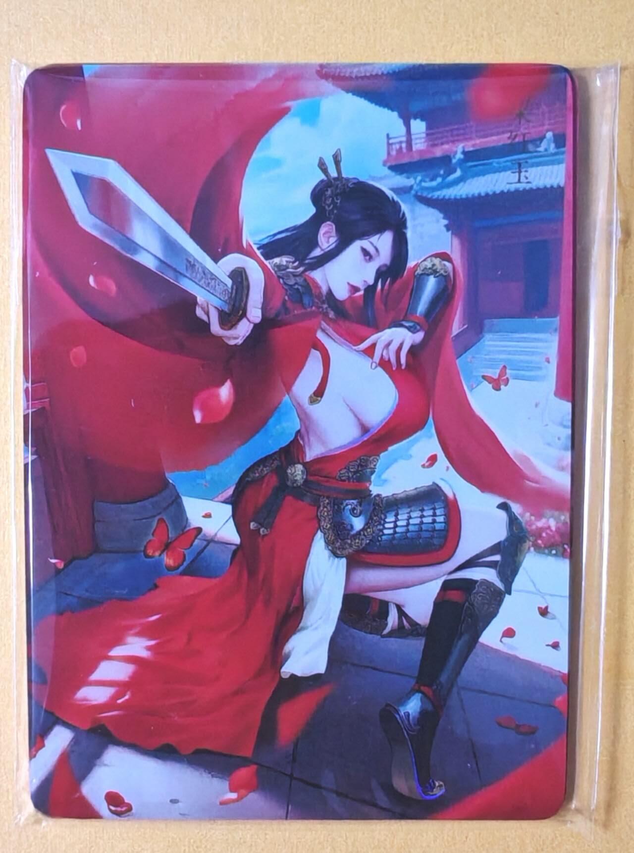 趣卡卡拍No.28期（无佣金免手续费，分享成交有奖） 【金彩】焱卡文化 灰与 十大名J-梁红玉 金彩双服饰1套2张