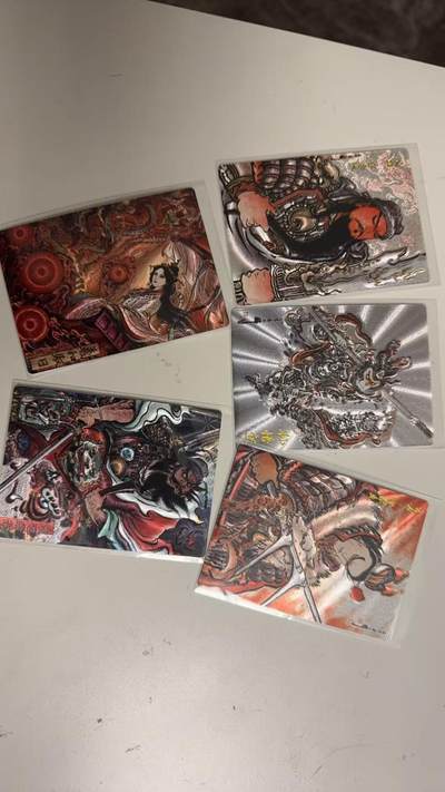 寸草不生 马年拍卖第三期 GOGOGO   - 卡德曼 不二猿 特卡 5张  关羽 孙悟空 吕布 羲和 钟馗