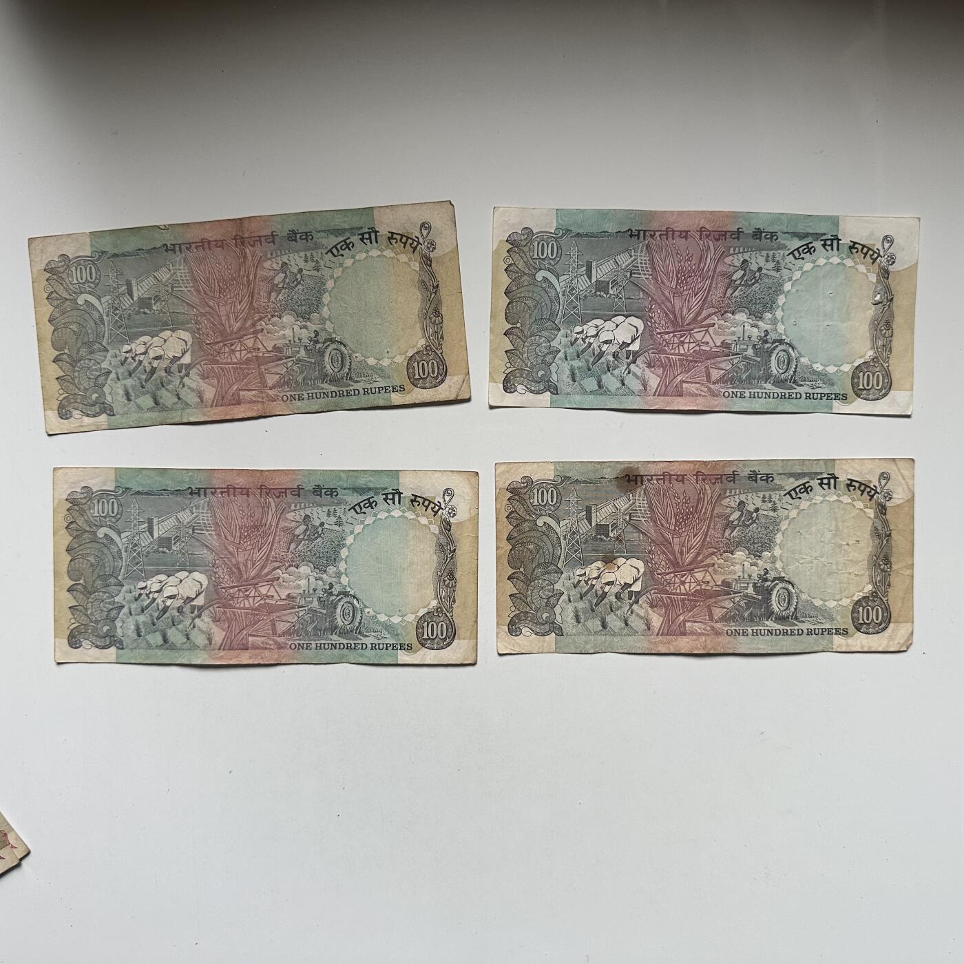 🌹外币初藏🌹🐯2026年第42场   每周二四六晚8️⃣点  印度100卢比 16张一组