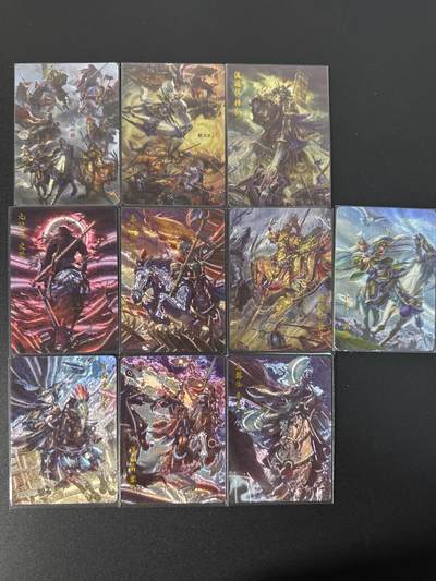 NO.30 好又多金牌大场，每周一站式配齐，方便凑单！（周6晚9点截拍，卖家送拍0抽成！） - 【套卡】百里卡牌 鞠嘉宁 八骠骑全套 粗闪10张