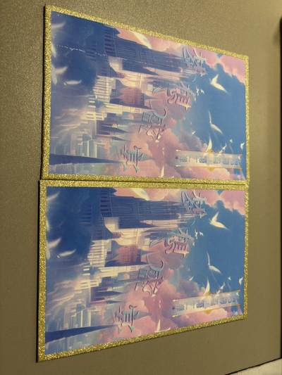 麦趣喜第六场   (4月17号周五晚上22点截拍，专注买家市场，福利拉满)  梦想盛宴 色纸一对