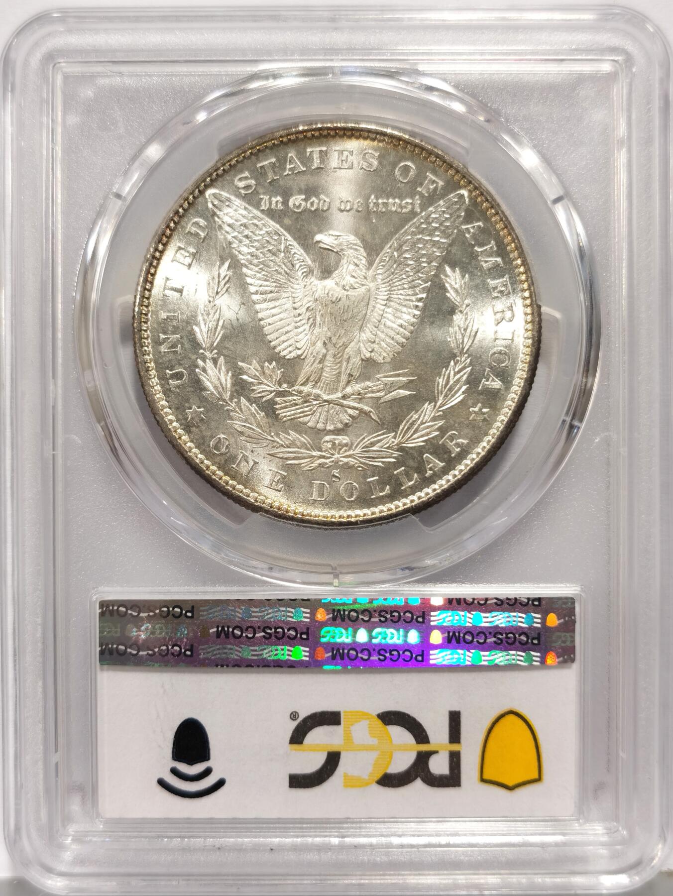 博洋堂世界钱币拍卖第168期（全场包邮） PCGS MS66 美国1880 S 摩根 车轮转光 高分难得