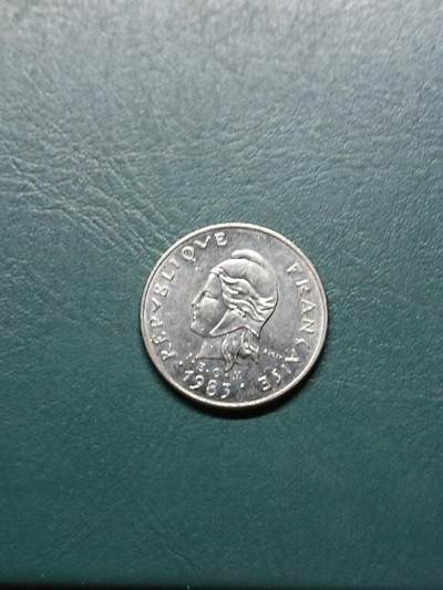 松南世界钱币——260414 法属波利尼西亚10法郎