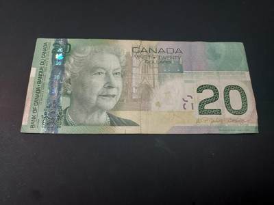 博彦收藏  4月25日 8点  钱币专场 加拿大女皇20元 流通品