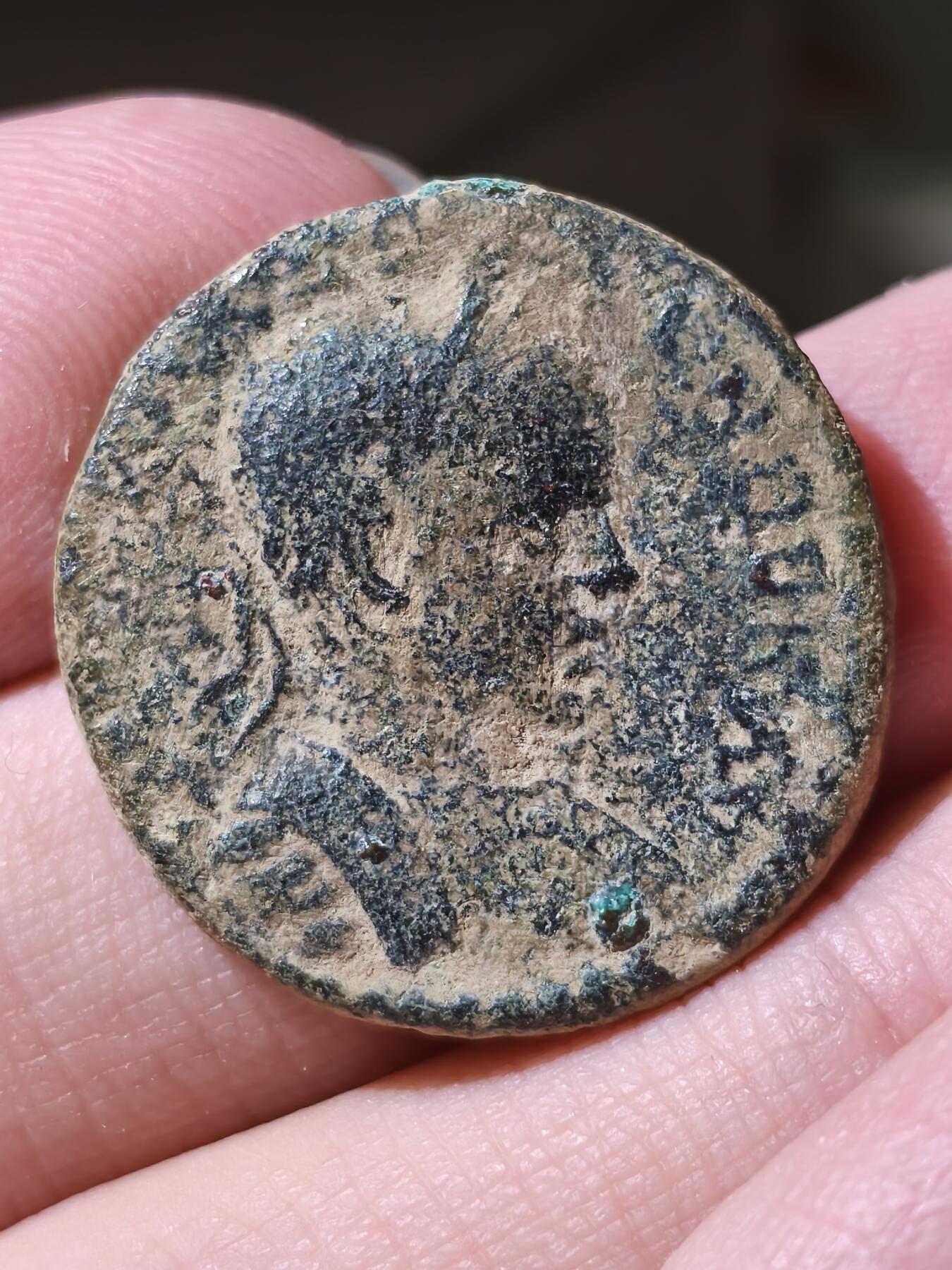 星盘世界钱币拍卖低佣金福利场(不直播) 非常少见！12.39g - 罗马帝国 黎凡特地区 凯撒利亚撒玛利亚 亚历山大赛维鲁 鹰举SPQR花环大铜币 222 - 235 年 今属以色列控制 黎凡特经典名誉品