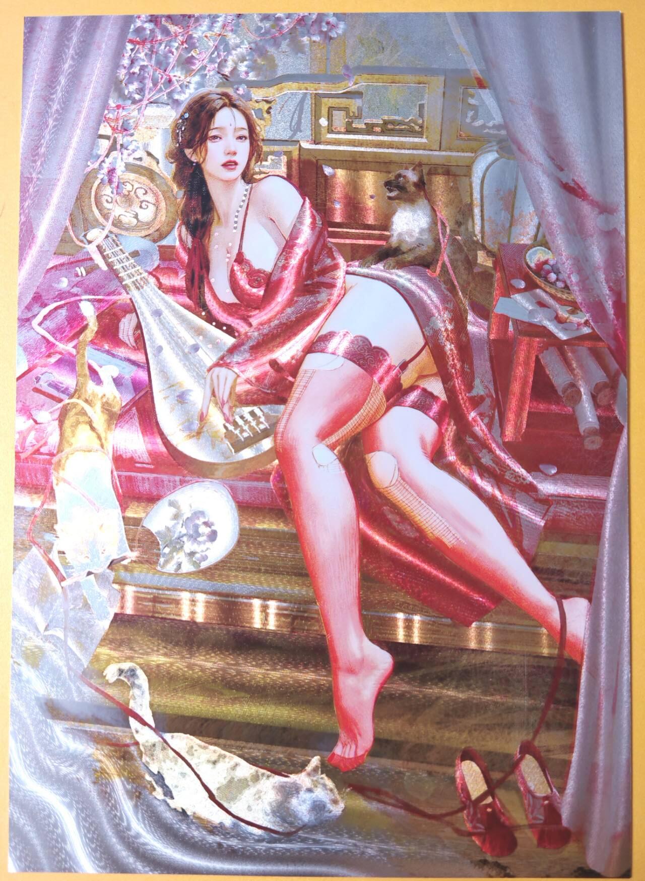 趣卡卡拍No.28期（无佣金免手续费，分享成交有奖） 【限编 A4粗闪】焱卡文化 刷子 人间传 杨玉香 A4粗闪（编号随机）