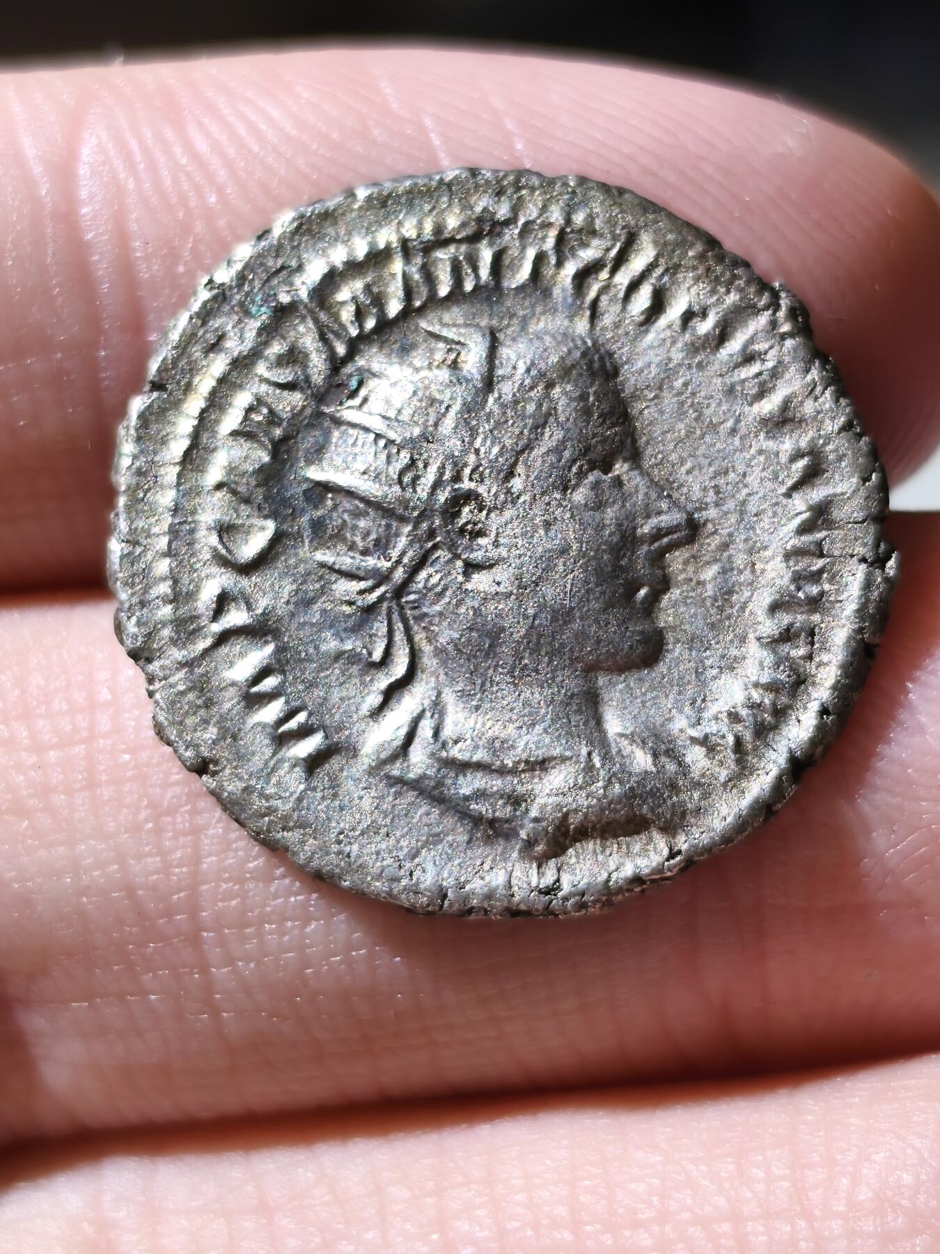 星盘世界钱币拍卖低佣金福利场(不直播) 美品！罗马帝国 公元238-244年 戈尔迪安三世 安东尼安银币。