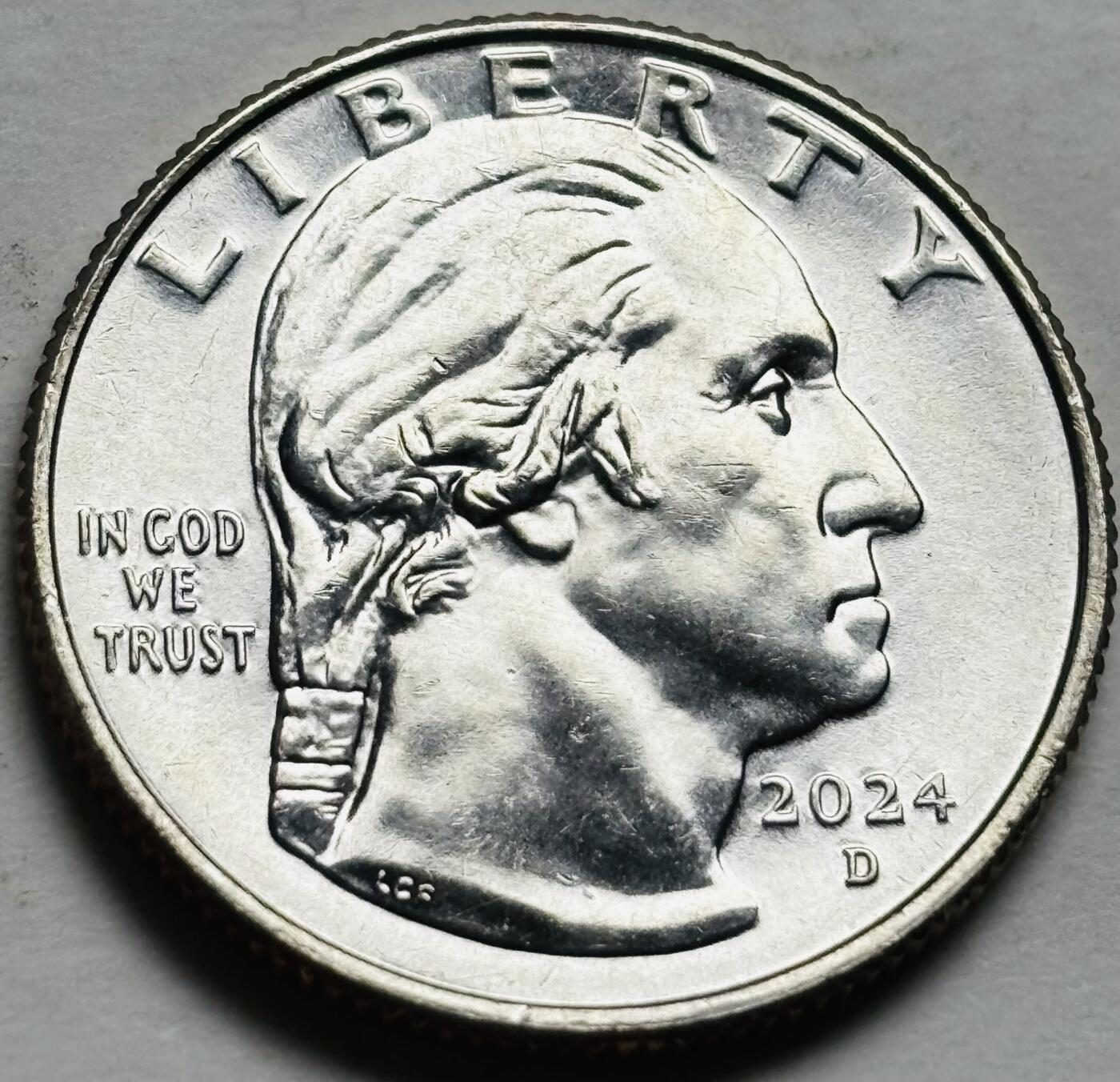 文馨钱币收藏第 300 场，银币，散币，小量德占比利时时期货币，长期接代拍业务 全新 2024 年美国杰出女性系列 保罗墨里博士 25 美分纪念币 D 版