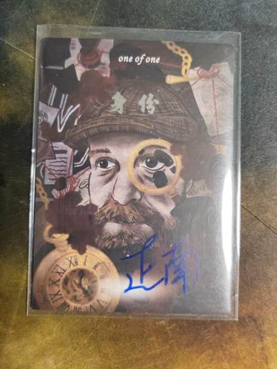 第114期阳大大卡牌拍卖第114期（持续收拍品，周五晚上九点截拍，进群福利早知道） 【手绘卡】正南 异时空女战士  600元每盒手绘盒里拆出 绝色手绘卡1/1