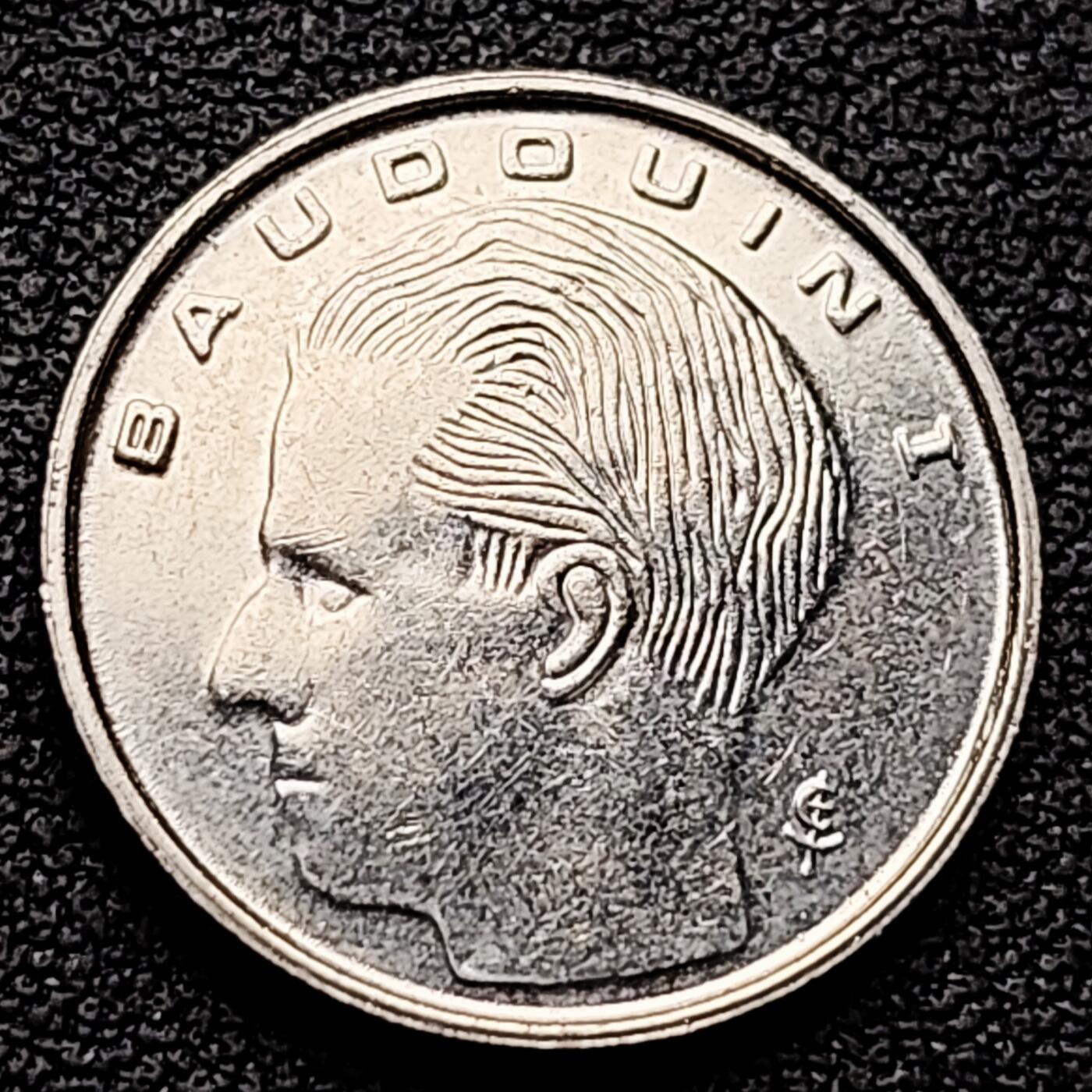 泉币菌-第226场-拍品多 请提前出价 1990 比利时1法郎 法语版 18mm 