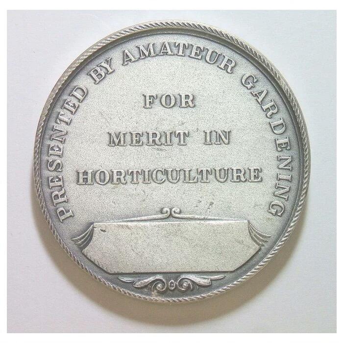 【旋风钱币】4月18日19:00准时开拍 精美欧洲币章、银币银章、第三帝国钱币等 全场包邮！ 英国1900年前后 谷物女神高浮雕精制大镀银章 40MM