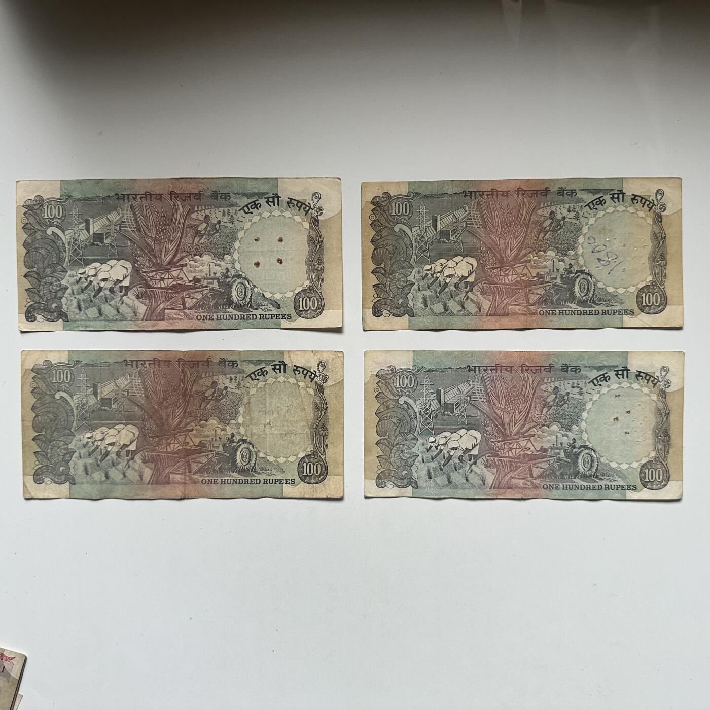 🌹外币初藏🌹🐯2026年第42场   每周二四六晚8️⃣点  印度100卢比 16张一组