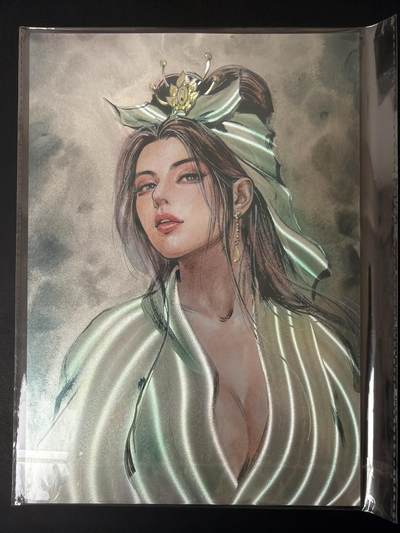 NO.30 好又多金牌大场，每周一站式配齐，方便凑单！（周6晚9点截拍，卖家送拍0抽成！） - 百里 港漫水浒 夏伟义 扈三娘 A4折光大卡