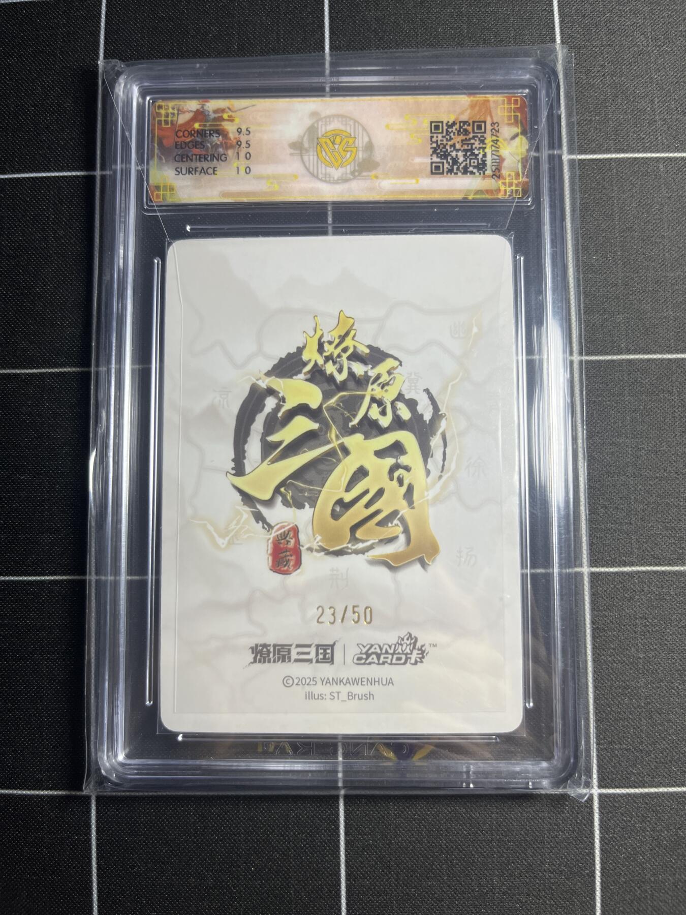 欢迎送拍、零成本上架，释放现金流，合理分配上拍卡品 【浮雕折光23/50】ST刷子 大乔（异画） 10g 焱卡文化＆燎原三国