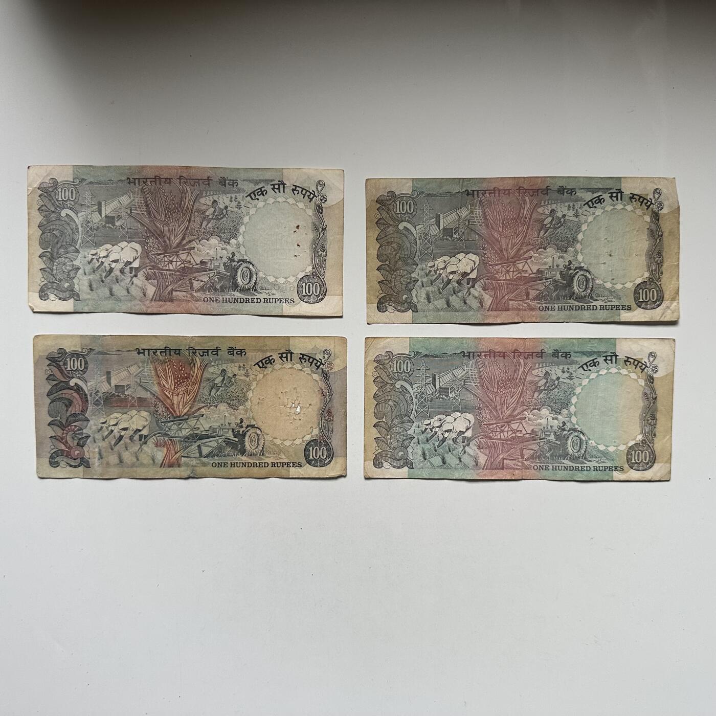 🌹外币初藏🌹🐯2026年第42场   每周二四六晚8️⃣点  印度100卢比 16张一组