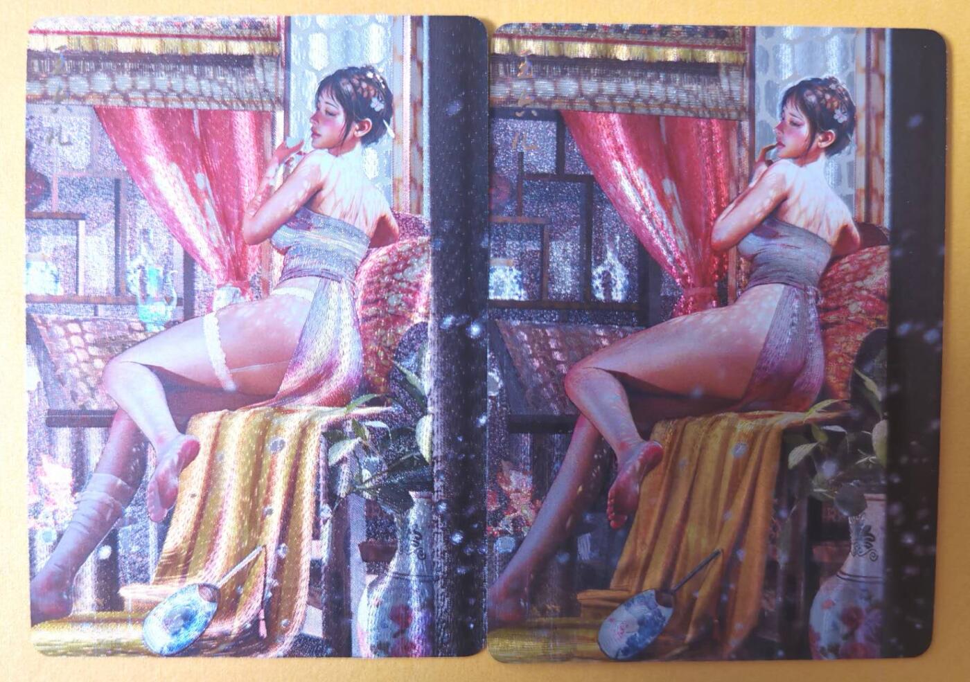 趣卡卡拍No.28期（无佣金免手续费，分享成交有奖） 【粗闪】焱卡文化-刷子 人间传 王六儿 粗闪双服饰2张