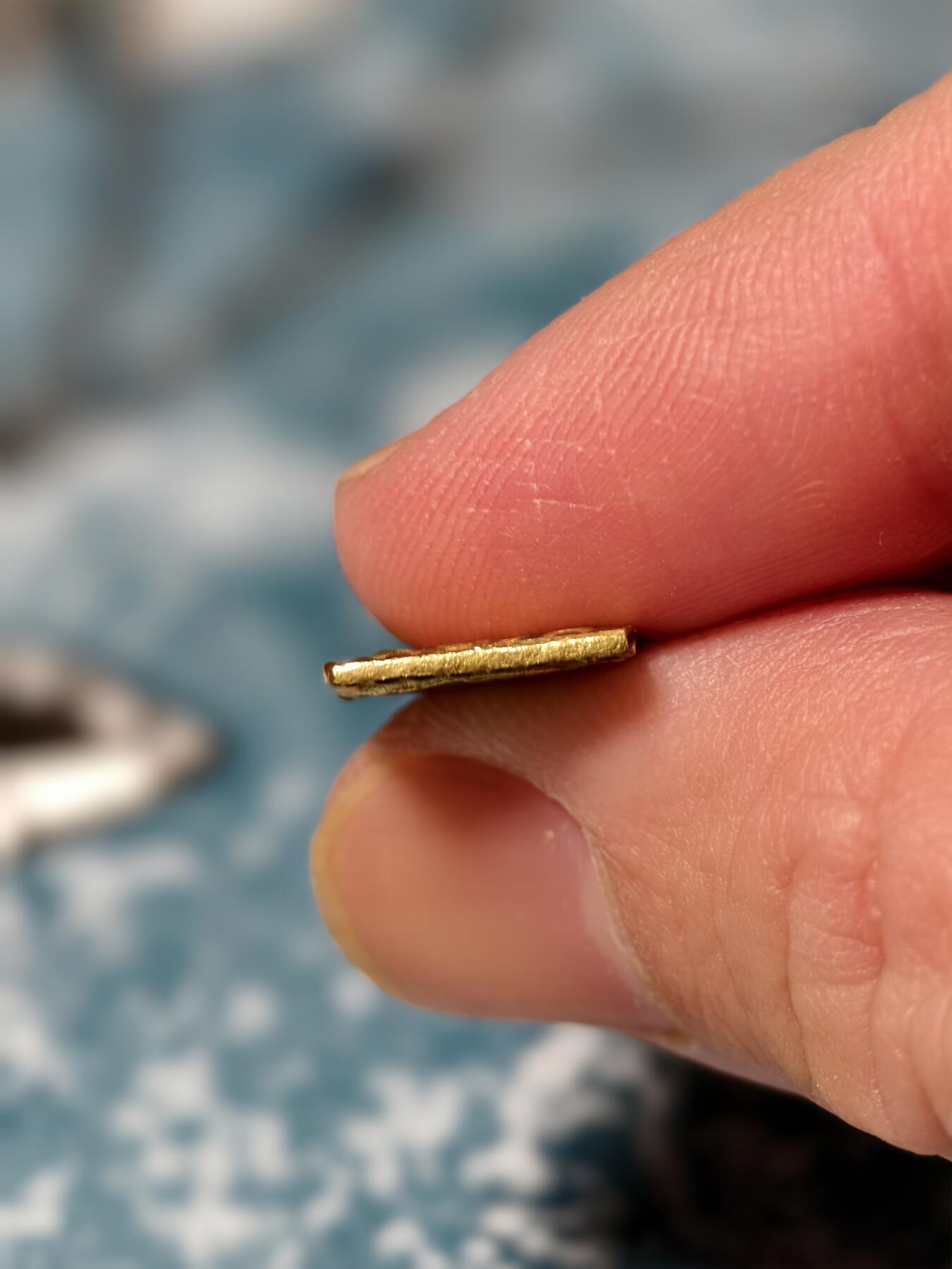 抚柳草堂-第二十五期章牌钱币  奖章勋章 满百包邮 放漏专场 19世纪日本明治二分金 明治二分判金 重2.4g江户幕府末期到明治维新过渡时期的货币 金水足品相好