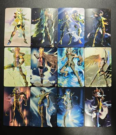 天玑星卡拍第187期《4.16周四截拍》持续收拍收评中 满赠卡需备注 - 圣斗士星矢 纱布闪 十二张 自制卡