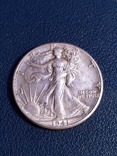 1941年自由女神50美分/半美元银币 - 1941年自由女神50美分/半美元银币